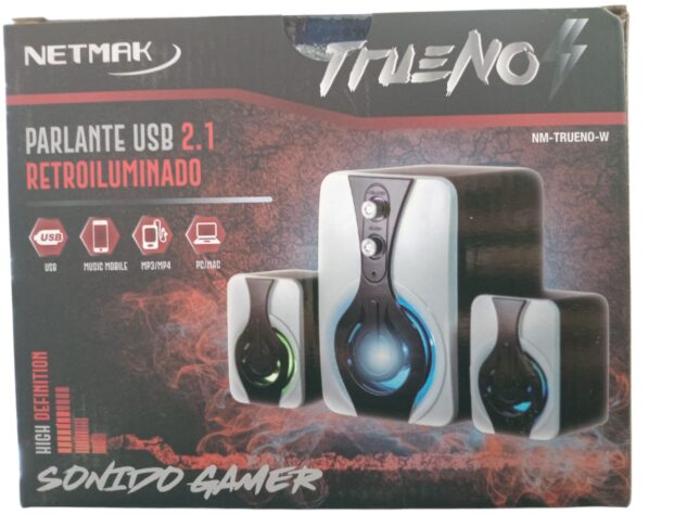 Parlante USB 2.1( NM-TRUENO-W)