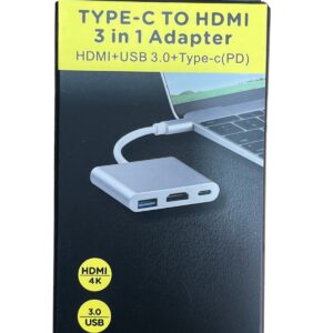 Type-C to HDMI 3 in 1 Adapter 